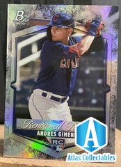 2021 Bowman Platinum Andres Gimenez Renowned Rookies Cleveland Indians #RR-12